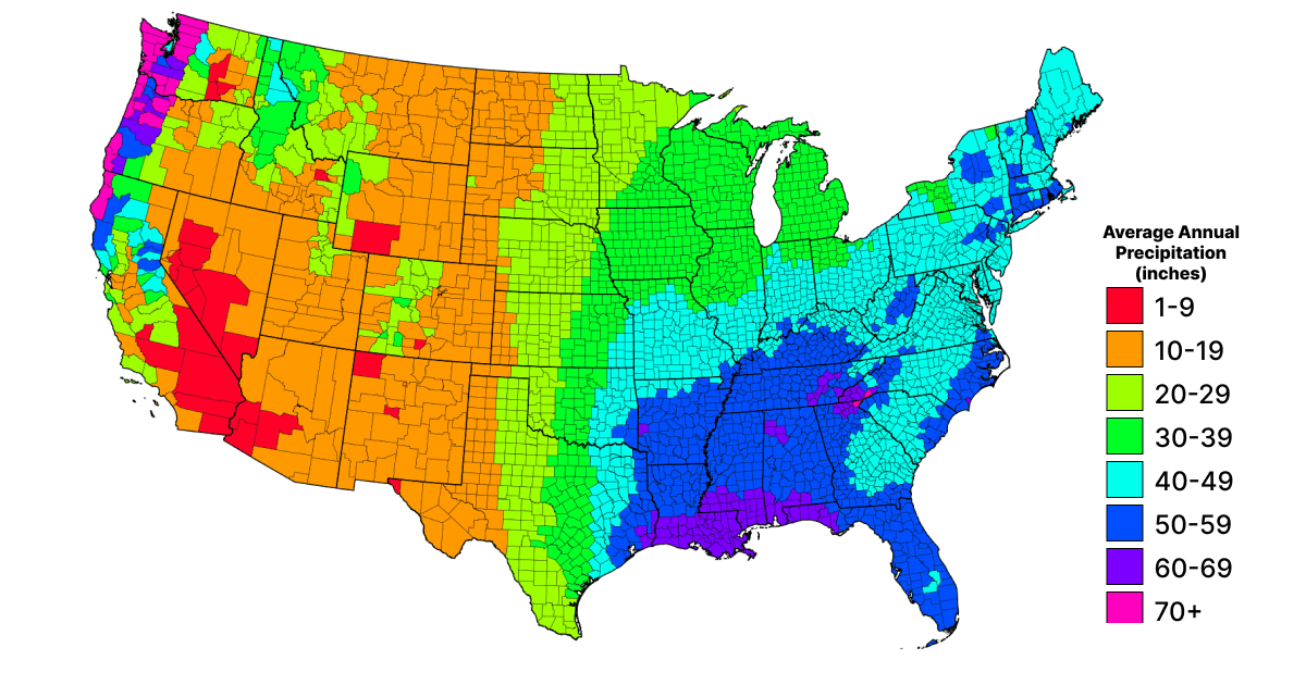 Annual Precipitation Averages