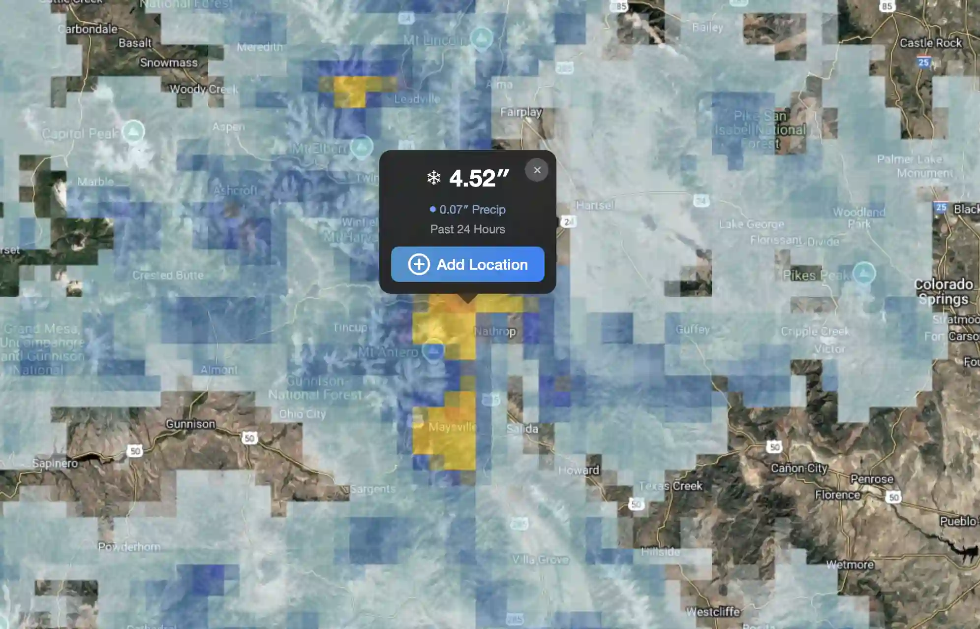 Snowfall Totals Preview